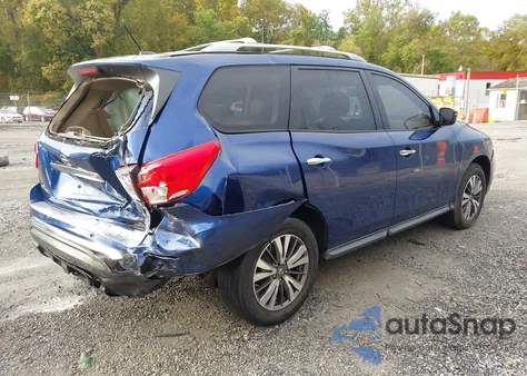 2017 Nissan Pathfinder Sv z USA, uszkodzony, nr VIN 5N1DR2MM4HC901264